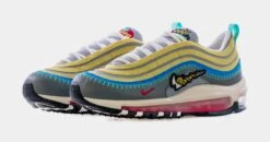 Nike Air Max 97 SE Air Sprung Grade School Lifestyle Shoes (Grey/Multi) -Nike 3ecde220052c1c7411592d421524a774