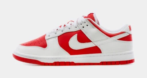 Nike Dunk Low University Red Mens Lifestyle Shoe (White/Red) Limit One Per Customer -Nike 41813a4e69801ae8eadf492932763e56