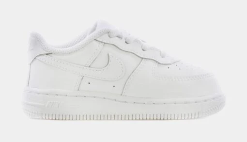 Nike Air Force 1 LE Infant Toddler Lifestyle Shoe (White/White) -Nike 428992ddabed0bd2a46addd5bd70ac39