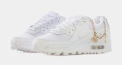 Nike Air Max 90 Lucky Charms Womens Lifestyle Shoes (White) -Nike 42944415a087529f51cf9107e995569e