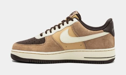 Nike Air Force 1 Low Hemp Coconut Milk Mens Basketball Shoes (Hemp/Coconut Milk/Baroque Brown) -Nike 42f624632fb574a952d03284d617909a