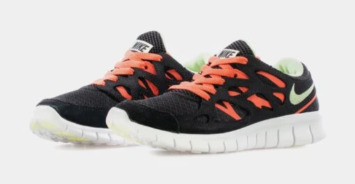 Nike Free Run 2 Womens Running Shoe (Black/Orange) -Nike 43643ccc92f927fa8b65e32818dcfc59