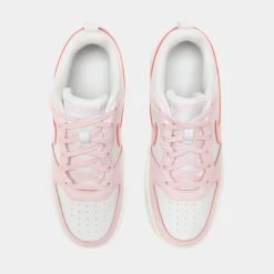 Nike Court Borough Low 2 SE Grade School Lifestyle Shoes (Pink/White) -Nike 4754bcf5a1e517baf8d7f3982b28395a