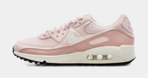 Nike Air Max 90 Womens Lifestyle Shoes (Pink) -Nike 4811c6a4e3b64f5d2589f808529a4272