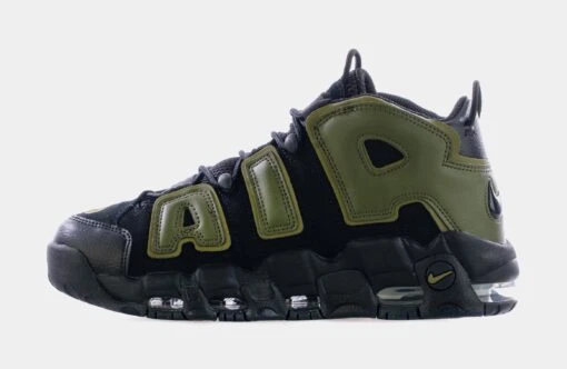 Nike Air More Uptempo Rough Green Mens Basketball Shoes (Black/Green) -Nike 48c58572009dfed2f9612f78bbdb5dbb