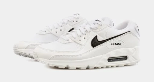 Nike Air Max 90 Womens Running Shoes (White) -Nike 48ef64f957e91e7f90c508c26e9e6a4b