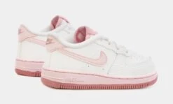 Nike Air Force 1 Infant Toddler Basketball Shoes (White/Pink) -Nike 49baba6b15d9481640c6ced67ca3d9d6