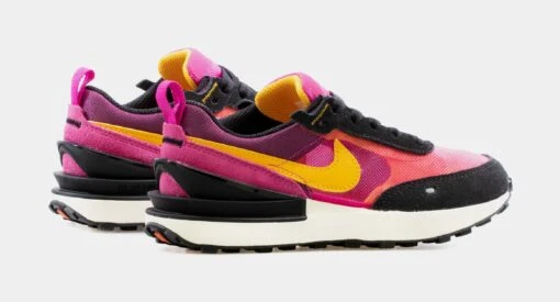 Nike Waffle One Preschool Running Shoe (Pink/Black) -Nike 4a5ccb684845e72eebc11a4b91708450