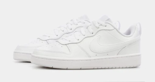 Nike Court Borough Low 2 Grade School Lifestyle Shoes (White) -Nike 4a7106771156a1879e7f372f47f1f979