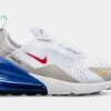 Nike Air Max 270 Inline Mens Running Shoe (White/Blue) -Nike 4ec6624423747858d804aa8c949613ea