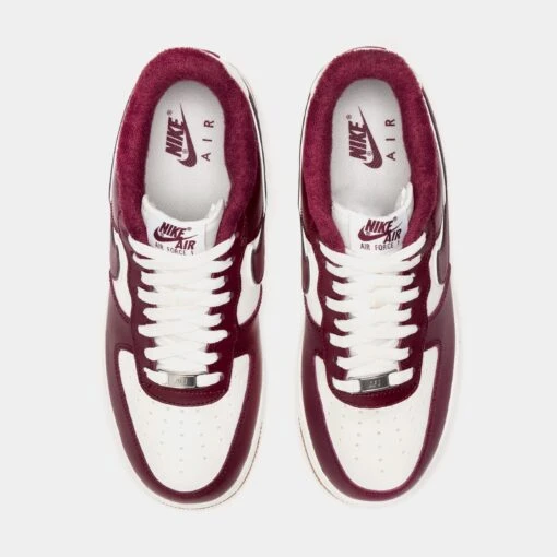 Nike Air Force 1 '07 Night Maroon Mens Lifestyle Shoes (Maroon/White) -Nike 4f0d17c49919b270b7f13d9411c12d2a