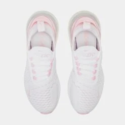 Nike Air Max 270 Womens Running Shoes (White/Pink) -Nike 501f7d8fd50c674317d618ea4ee6b07c