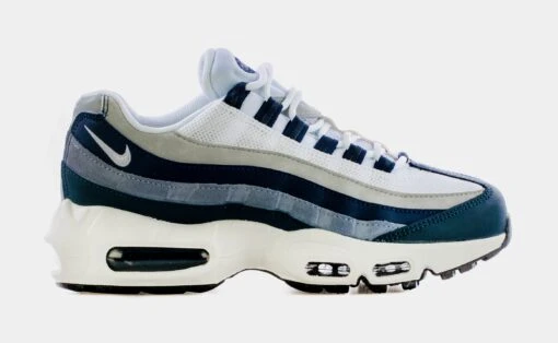 Nike Air Max 95 Recraft Grade School Lifestyle Shoes (Blue/White) -Nike 50de1ed6b0270a91046f46a8c6c080e5