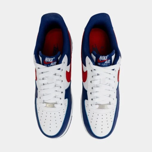 Nike Air Force 1 '07 USA Mens Lifestyle Shoes (Blue/Red) -Nike 5125a51bf5c12a3984940d9030e95448