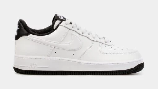 Nike Air Force 1 Low Mens Lifestyle Shoes (White/Black) -Nike 51d055b297fe127ee1d140dc30a20360