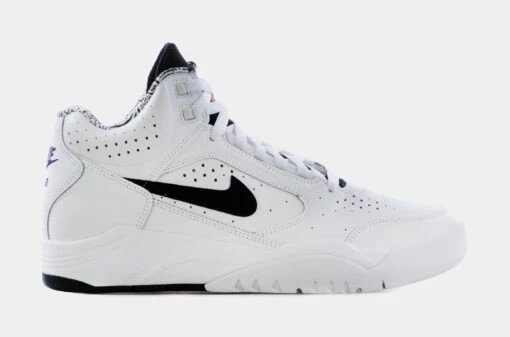 Nike Air Flight Lite Mid Mens Lifestyle Shoes (White/Black) -Nike 5201deac72c193958dd18eb14c68b535