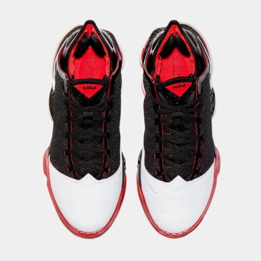 Nike LeBron 19 Low Bred Mens Basketball Shoes (Black/Red/White) -Nike 523827dede6cb9e3ae8c708f4a7ec788