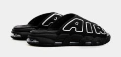 Nike Air More Uptempo Slide Mens Slides (Black) -Nike 537f1dcc420d2db3e148d5c4286e994a