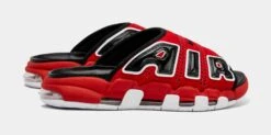 Nike Air More Uptempo Slides Mens Sandals (Red/Black) -Nike 53895a36fb93146d17dc92bb01abae95