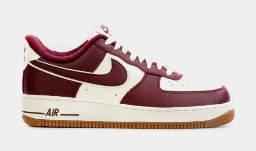 Nike Air Force 1 '07 Night Maroon Mens Lifestyle Shoes (Maroon/White) -Nike 549dc4ecac81261aa1f49c5beb924141