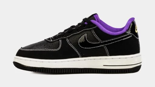 Nike Air Force 1 LV8 Preschool Lifestyle Shoes (Black) -Nike 54c7c40518ad9c03258ff808a93f655c