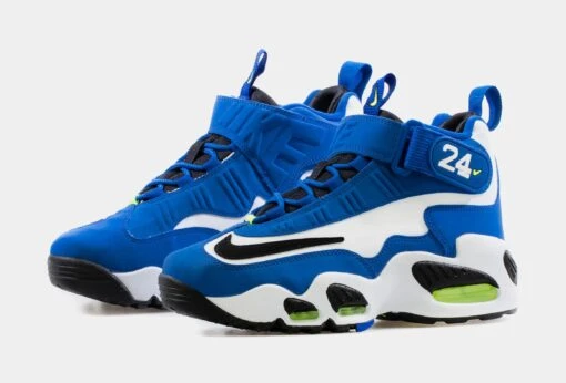 Nike Air Griffey Max 1 Varsity Royal Grade School Lifestyle Shoe (White/Blue/Green) -Nike 54fea69c7fe500b42229d3874b57e124