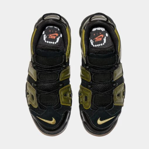 Nike Air More Uptempo Rough Green Mens Basketball Shoes (Black/Green) -Nike 5582bbebaebdd874bc4d94813d3815d0