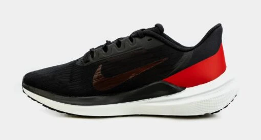 Nike Zoom Winflo Mens Running Shoes (Black/Red) -Nike 5bb0c531af2e497e2ae0fa57c6e0af95