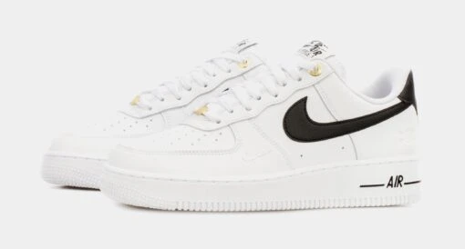 Nike Air Force 1 Low 40th Anniversary Mens Lifestyle Shoes (White/Black) -Nike 5c80e1a4512664e0bef7b64916c36507