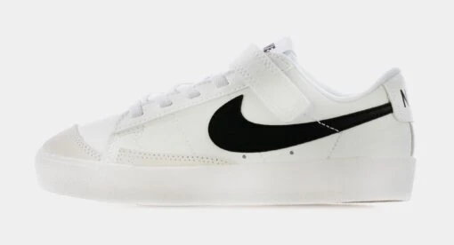 Nike Blazer Low '77 Preschool Lifestyle Shoes (White) -Nike 5cb811544c573be31b0e0234576caace