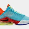 Nike LeBron 19 Low Blue Chill Mens Basketball Shoes (Blue/Red) -Nike 61da29f77cd7547f114c82a50853a265