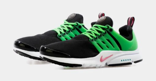 Nike Air Presto Grade School Running Shoe (Black/Green) -Nike 62fe74236c80c6c125da0e14b2e63894