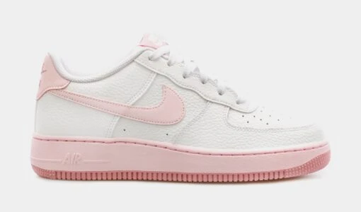 Nike Air Force 1 Pink Foam Grade School Lifestyle Shoes (Pink/White) -Nike 6671e192357484bf60a7d25f58c37edf