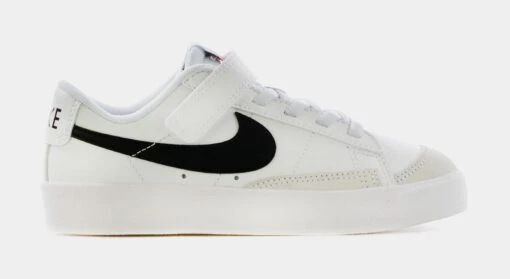 Nike Blazer Low '77 Preschool Lifestyle Shoes (White) -Nike 68d19ee0daa6a9cd11fe4d573bee7a94