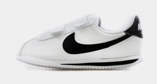 Nike Cortez Basic Preschool Lifestyle Shoe (White) -Nike 6a2ace96718405f592e665a0d6d5dc81