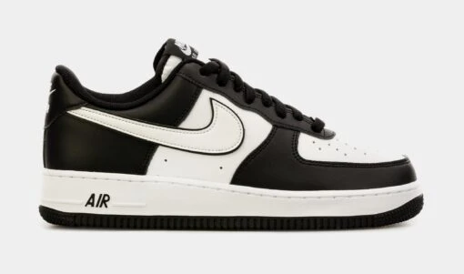 Nike Air Force 1 Low Mens Lifestyle Shoes (Black/White) -Nike 6aa28dfe0e19c44ad91261c49304128f