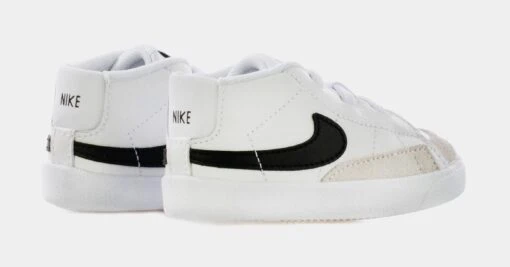 Nike Blazer Mid Infant Toddler Lifestyle Shoes (White/Black) -Nike 6b644ed8a8857746134b833a619b9565 5453e942 79db 48e4 bd02 cf78cd2808ef