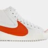 Nike Blazer Mid 77 Jumbo Swoosh Mens Lifestyle Shoes (White/Orange) -Nike 6dd66ae0a20beb8e99bec611c68ec688