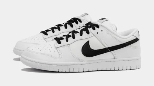 Nike Dunk Low White Black Mens Lifestyle Shoes (White/Black) -Nike 6efaaec3e5363c4ea3cc9296028a9090