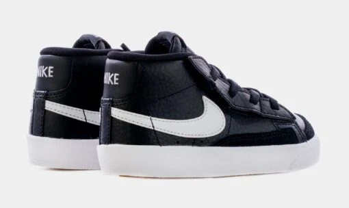 Nike Blazer Mid '77 Black White Infant Toddler Lifestyle Shoes (Black) -Nike 6f23125f9cc890fd66d41a5007ac1e3b c1f0e532 9ca4 436a aee3 7376f91714a7