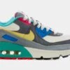 Nike Air Max 90 Air Sprung Grade School Lifestyle Shoes (Grey/Multi) -Nike 74228c728c0142d8b82fa13700d63150