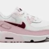 Nike Air Max 90 Pink Foam Infant Toddler Lifestyle Shoes (Pink/White) -Nike 742a7b3a7f985af54ea6297cfd467c1b