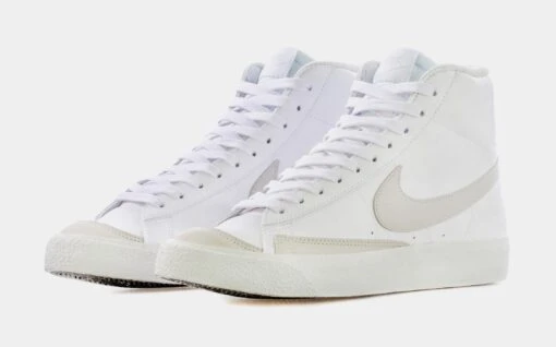 Nike Blazer Mid ’77 Grade School Lifestyle Shoes (White) -Nike 75705805e5288651d0ecfb8f5580d16a