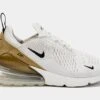 Nike Air Max 270 Womens Running Shoes (Beige/Gold) -Nike 76bb77f754c8a453271884a10dbfe3b8