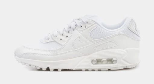 Nike Air Max 90 Womens Lifestyle Shoes (White) -Nike 789cb77e96bae9b4ef0e78830db5bfb3