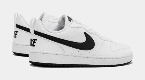 Nike Court Borough Low Refraft Grade School Lifestyle Shoes (White/Black) -Nike 79c2cbe70eceb4680a1986e46cc60984