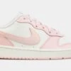 Nike Court Borough Low 2 SE Grade School Lifestyle Shoes (Pink/White) -Nike 7e094cdc824148f05184ad05693a9953