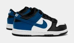 Nike Dunk Low Preschool Lifestyle Shoes (Black/Blue) -Nike 7e0e0c05e8bacc84a0298a0a88bf02ef