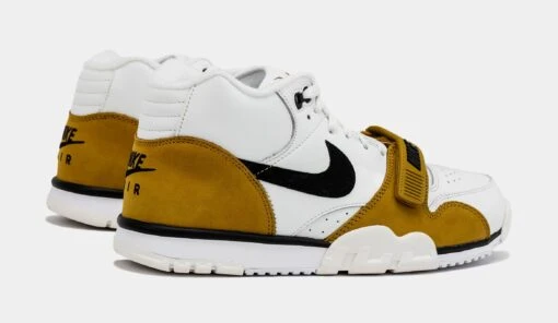 Nike Air Trainer 1 Bronzine Mens Basketball Shoes (White/Brown) -Nike 7f43f10eee06ee72e2eb8cadf1c63936