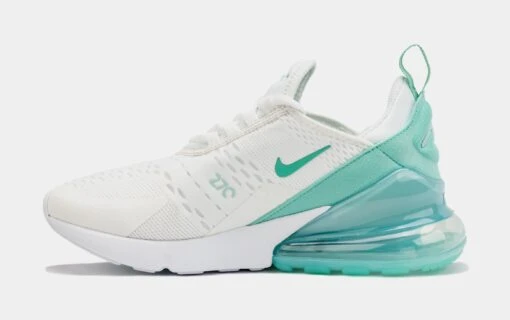 Nike Air Max 270 Grade School Lifestyle Shoes (Summit White/Jade Ice) -Nike 7f6d0725e68c4e40f7468ad7051dbba3